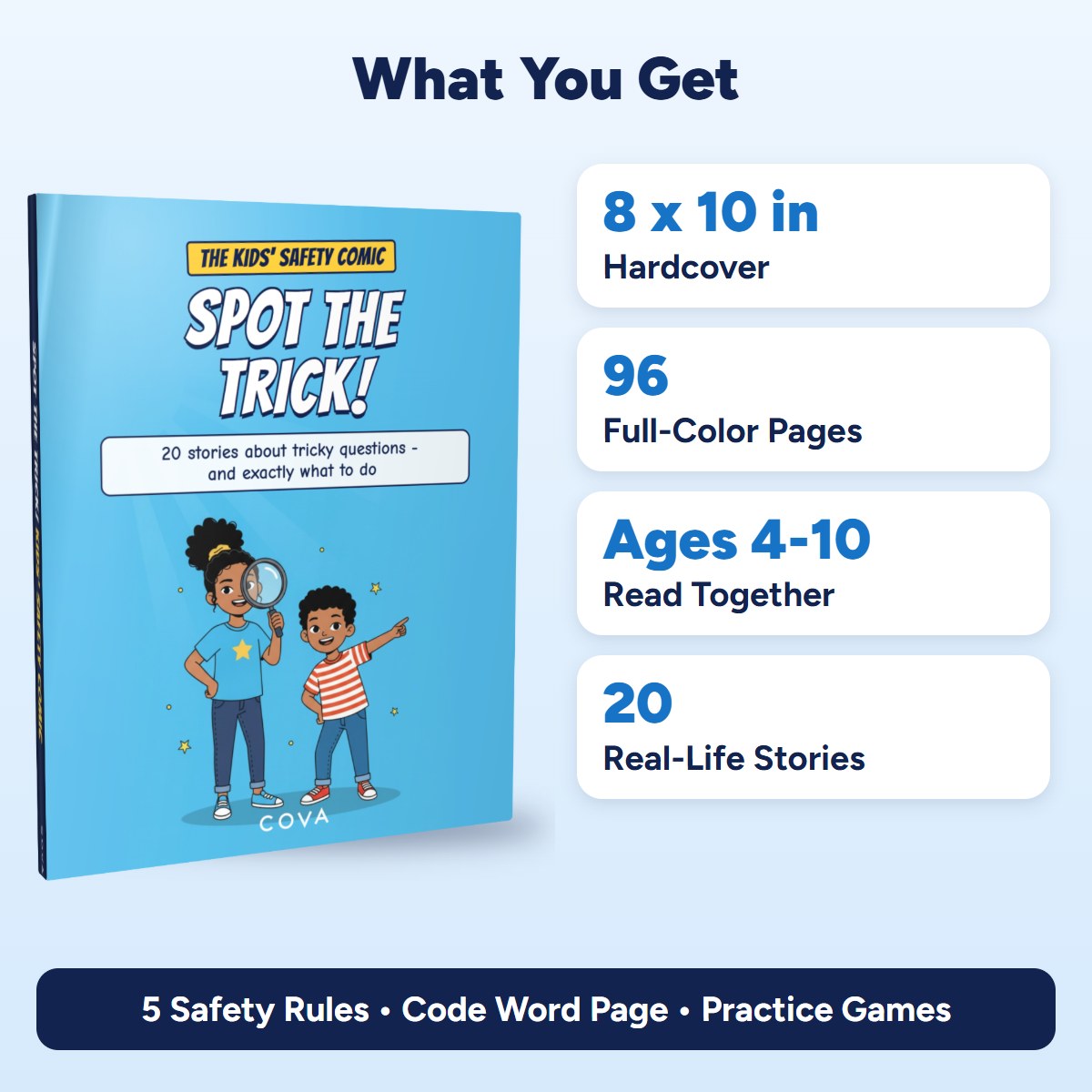 Book details: 8 x 10 in hardcover, 96 full-color pages, ages 4-10, 20 stories