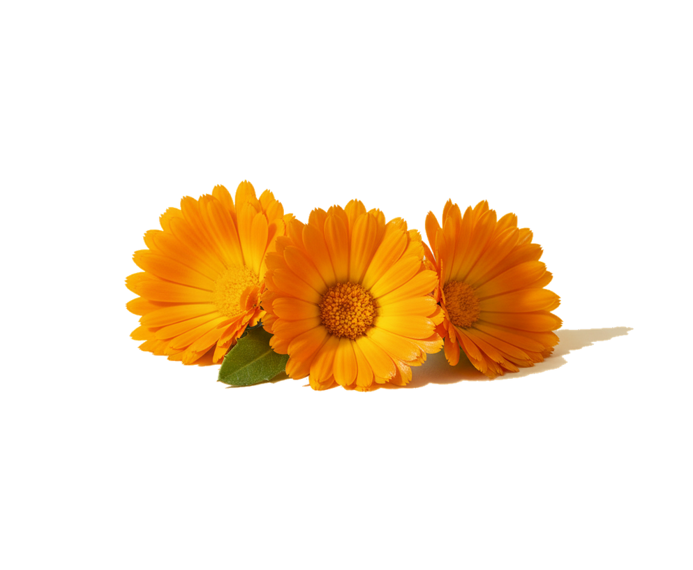 Calendula marigold flowers, the source of our calendula extract