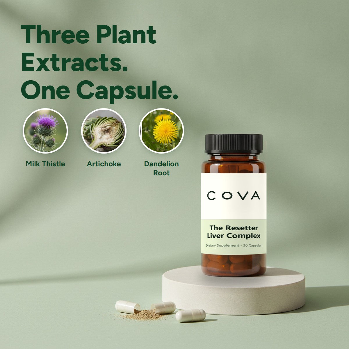 Three plant extracts in one capsule