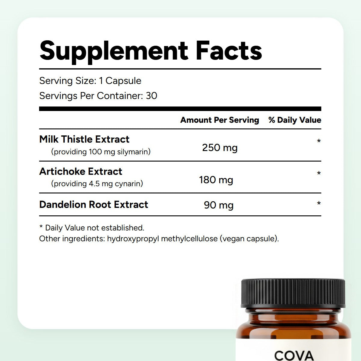 Supplement facts