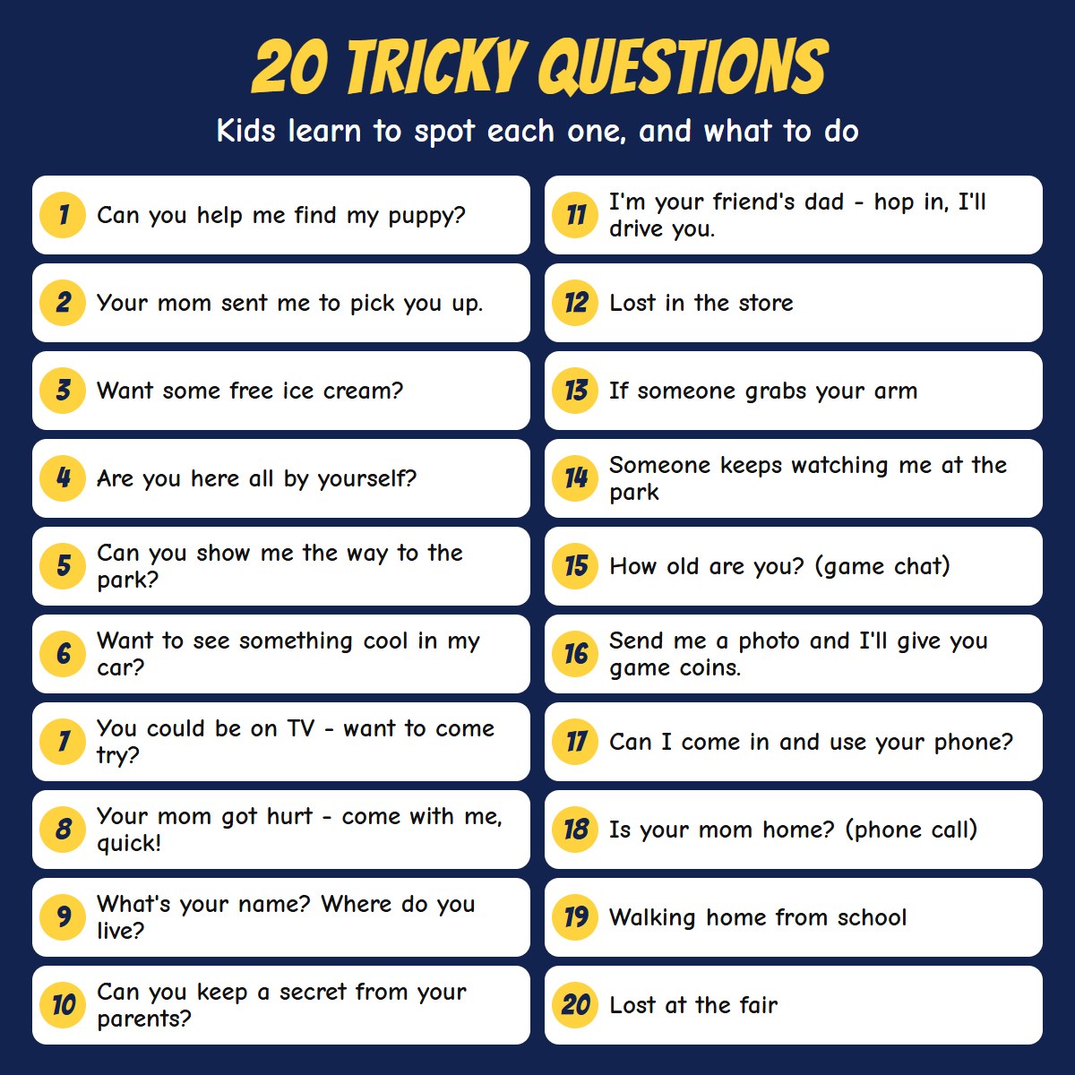 All 20 tricky questions in the book